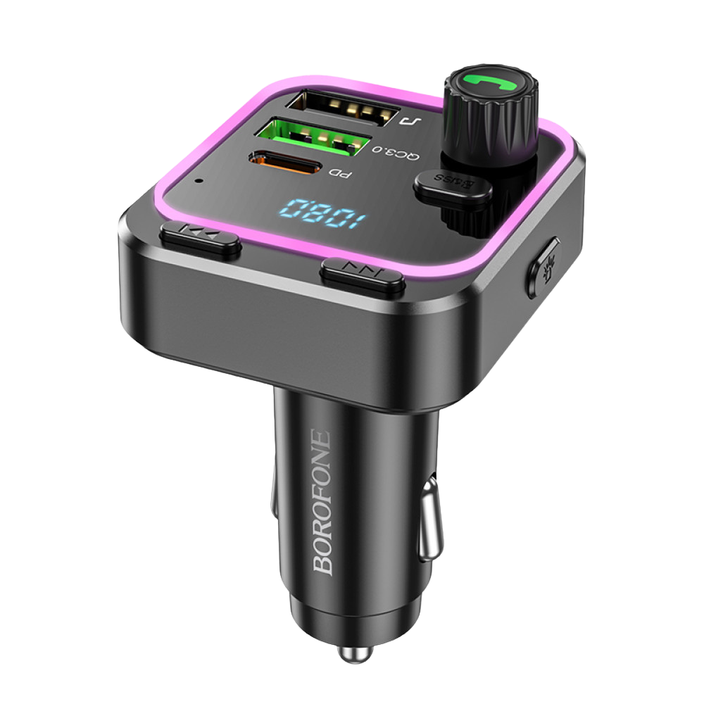 BOROFONE BC53 FM-модулятор BT 5.0 PD20W QC3.0