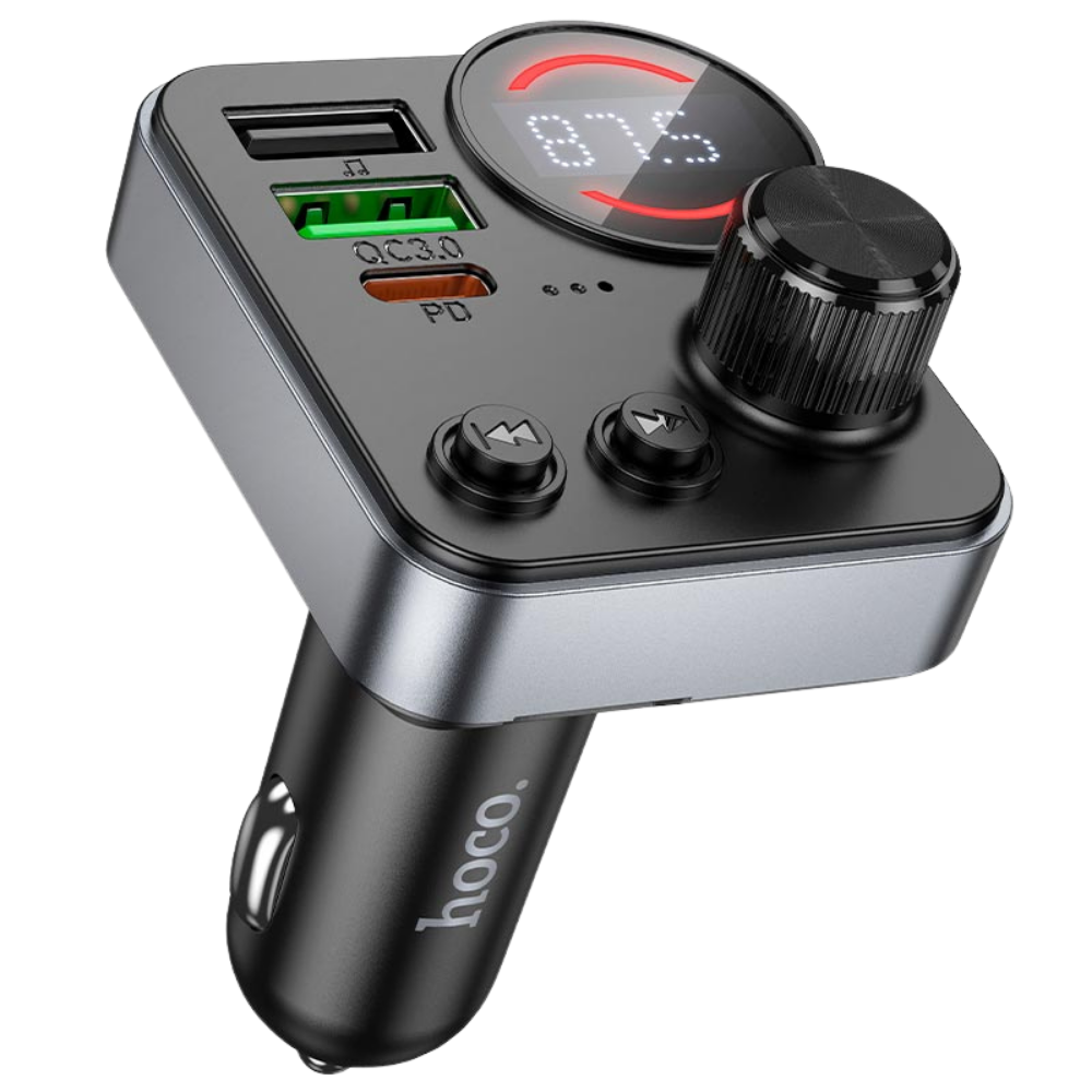 HOCO E86 FM-модулятор BT 5.4 USB-C PD 30W QC 48W